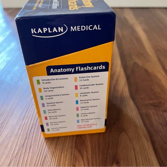 Kaplan Other Kaplan Medical Anatomy Flashcards 2nd Edition 3 Full